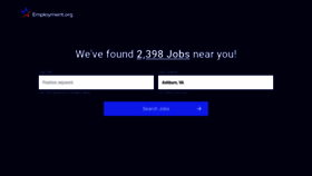 What Employment.org website looked like in 2019 (4 years ago)