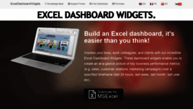 What Exceldashboardwidgets.com website looked like in 2019 (4 years ago)