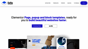 What Elementortemplatepack.com website looked like in 2019 (4 years ago)