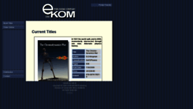 What Ekom.com website looked like in 2019 (4 years ago)