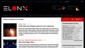 What Elonx.cz website looked like in 2019 (4 years ago)