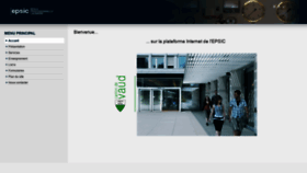 What Epsic.ch website looked like in 2019 (4 years ago)