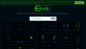 What Ekalk.eu website looked like in 2019 (4 years ago)