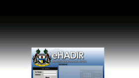What Ehadir.mbi.gov.my website looked like in 2019 (4 years ago)