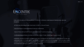 What Epicentre-recording.com website looked like in 2019 (4 years ago)