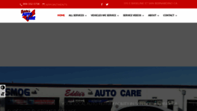 What Eddiesautocare.com website looked like in 2019 (4 years ago)