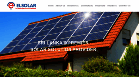 What Elsolar.lk website looked like in 2019 (4 years ago)