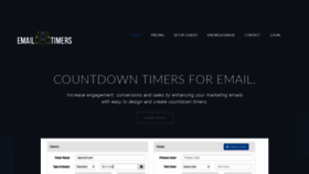 What Emailtimers.com website looked like in 2019 (4 years ago)