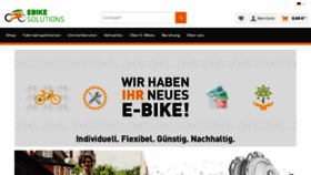 What Ebike-solutions.com website looked like in 2019 (4 years ago)