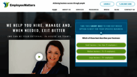 What Employeematters.com.au website looked like in 2019 (4 years ago)
