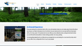 What Emeraldforesthotel.com website looked like in 2019 (4 years ago)