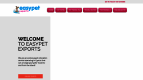 What Easypetexports.com website looked like in 2019 (4 years ago)
