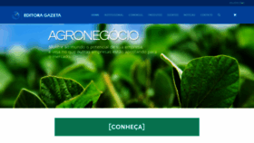 What Editoragazeta.com.br website looked like in 2019 (4 years ago)