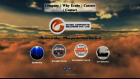 What Ecubesolutionsindia.com website looked like in 2019 (5 years ago)