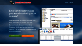 What Emailsendmaster.com website looked like in 2019 (4 years ago)