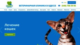 What Exvet.com.ua website looked like in 2019 (4 years ago)