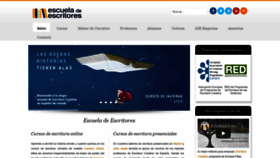 What Escueladeescritores.com website looked like in 2019 (4 years ago)