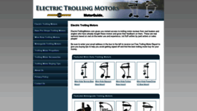 What Electrictrollingmotors.com website looked like in 2019 (4 years ago)