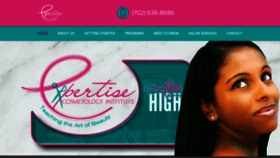 What Expertisebeauty.com website looked like in 2019 (4 years ago)