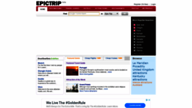 What Epictrip.com website looked like in 2019 (4 years ago)