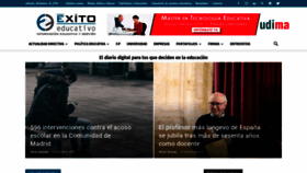 What Exitoeducativo.net website looked like in 2019 (4 years ago)