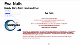 What Eva-nails.com website looked like in 2019 (4 years ago)