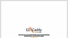 What Ezicaddy.com website looked like in 2019 (4 years ago)