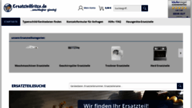 What Ersatzteile-fritze.de website looked like in 2019 (4 years ago)