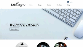 What Emdesignco.com website looked like in 2019 (4 years ago)