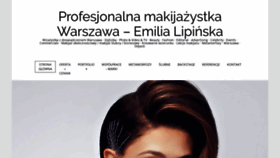 What Emilialipinska.com website looked like in 2019 (4 years ago)