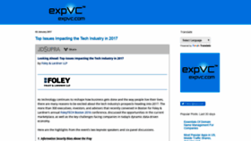 What Expvc.com website looked like in 2019 (4 years ago)