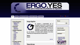 What Ergoyes.com website looked like in 2019 (4 years ago)