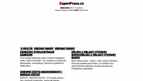 What Expertprace.cz website looked like in 2019 (4 years ago)