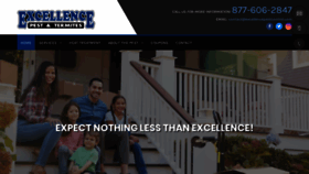 What Excellencepestcontrol.com website looked like in 2019 (4 years ago)