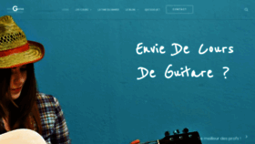 What Easyguitar.fr website looked like in 2019 (4 years ago)