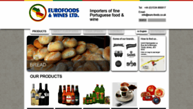 What Euro-foods.co.uk website looked like in 2019 (4 years ago)