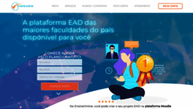 What Ensineonline.com.br website looked like in 2019 (4 years ago)