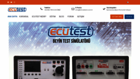What Ecutest.net website looked like in 2019 (4 years ago)