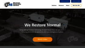 What Electronicrestoration.com website looked like in 2019 (4 years ago)