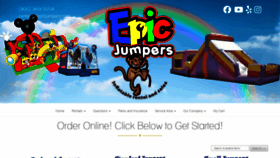 What Epicjumpers.com website looked like in 2019 (4 years ago)
