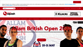 What Englandsquashandracketball.com website looked like in 2019 (4 years ago)