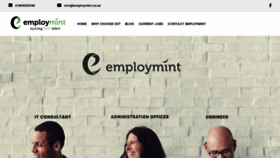 What Employmint.co.uk website looked like in 2019 (4 years ago)