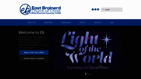 What Eastbrainerdchurch.org website looked like in 2019 (4 years ago)