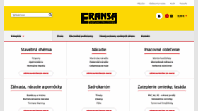 What Eransa.sk website looked like in 2019 (4 years ago)