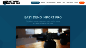 What Easydemoimport.com website looked like in 2019 (4 years ago)