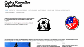 What Eppingrecreation.org website looked like in 2019 (4 years ago)