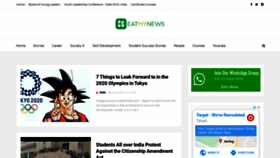 What Eatmynews.com website looked like in 2019 (4 years ago)