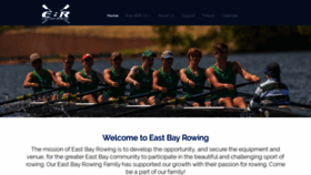 What Eastbayrowing.org website looked like in 2019 (4 years ago)
