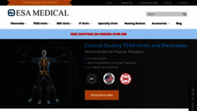 What Esamedical.com website looked like in 2019 (4 years ago)