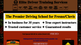 What Elitedrivertrainingservices.com website looked like in 2019 (4 years ago)